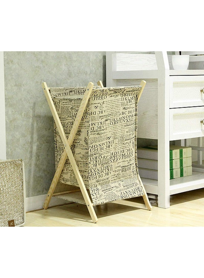 LINGWEI Laundry Hamper Bakset 36x31x43cm Portable and Collapsible Folding Clothes Basket For Storage - Image 5