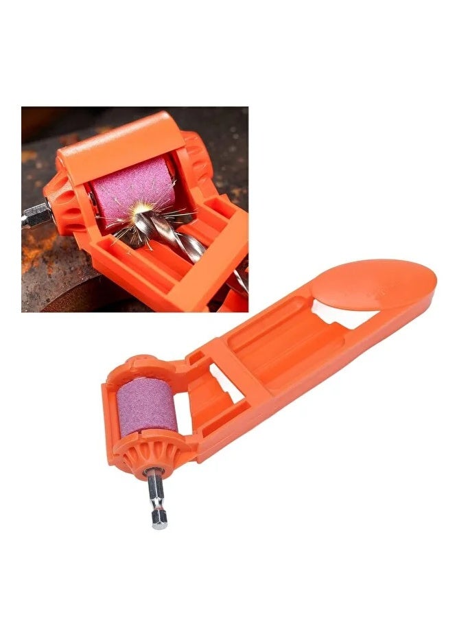 Drill bit sharpening and honing tool, drill bit sharpener, works with electric drills - restores damaged bits to like-new condition - Image 1