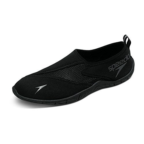 Speedo mens Surfwalker Pro 3.0 athletic water shoes, Speedo Black, 10 US - Image 1