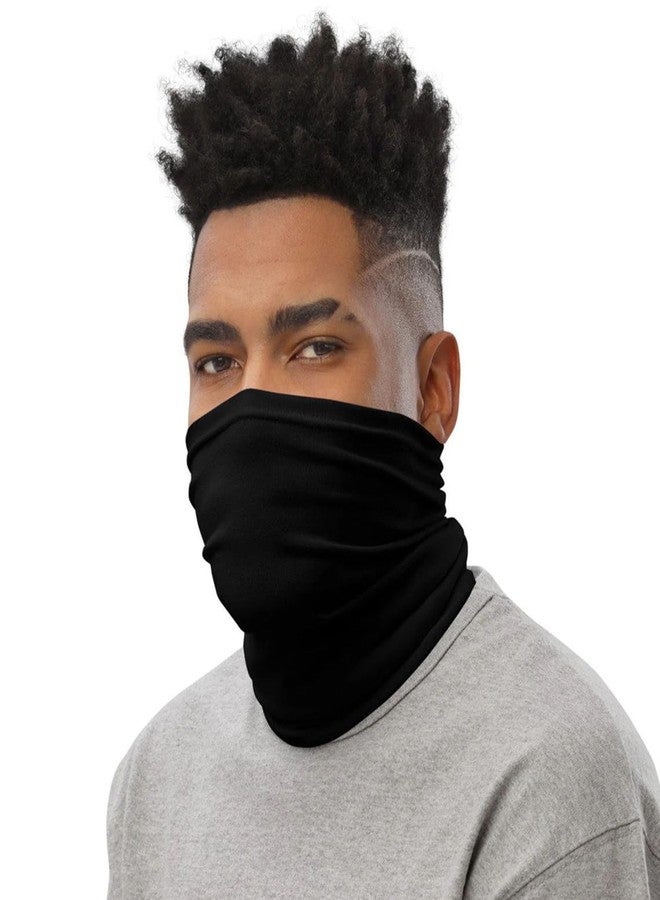 Tergy Neck Gaiters Scarf Head Wrap Headwear Balaclava Face Mask Sun Bandanas for Women Men Running,Cycling,Fishing, 12 Black, One size - Image 5