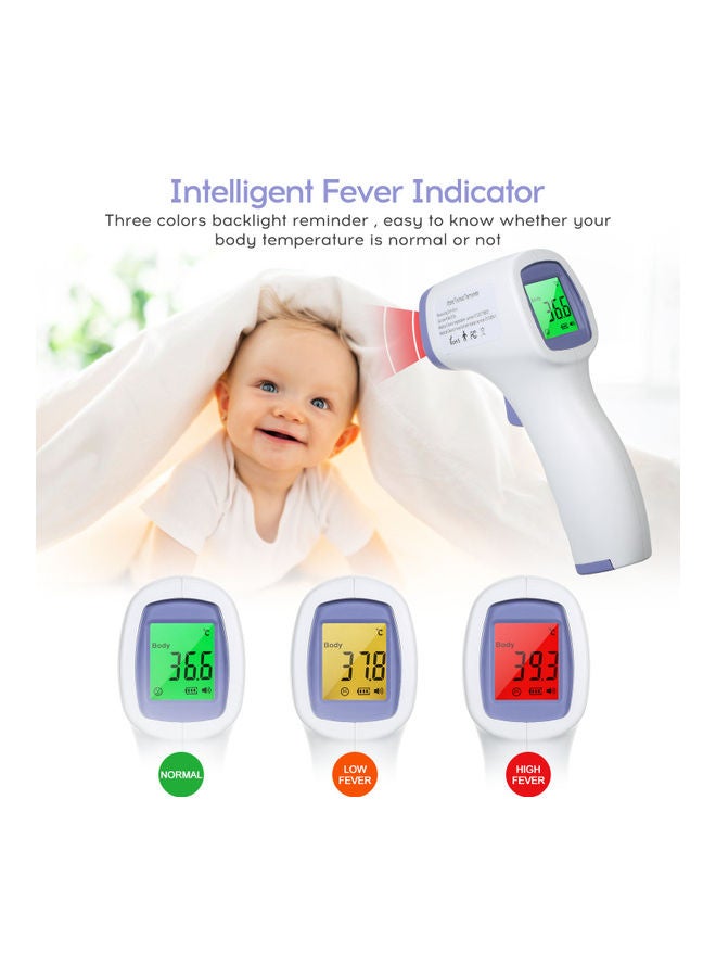 نيبمينينت جهاز قياس درجة حرارة الأذن والجبهة يعمل بالأشعة تحت الحمراء ومزود بجهاز استشعار . - Image 5