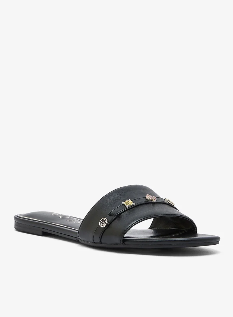 GUESS  Tasam Flat Sandals for Women | Best Price UAE