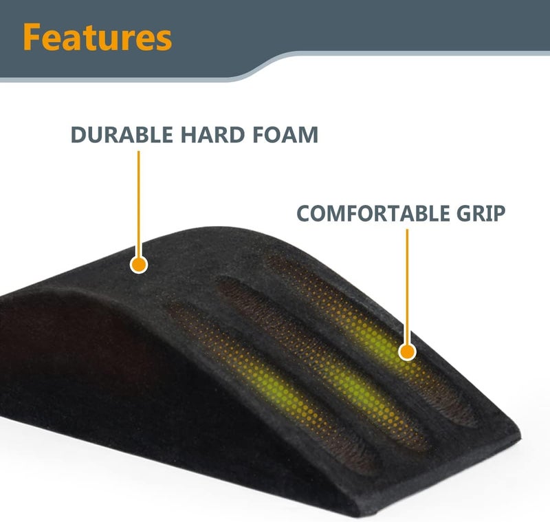 POWERTEC كتلة صنفرة يدوية لأعمال النجارة أداة صنفرة من رغوة EVA للاستخدام مع قرص صنفرة 5 بوصة، كتلة صنفرة لهيكل السيارة، الفن، الحرف، الجدران الجافة، الخشب، استعادة الأثاث (71724) - Image 4