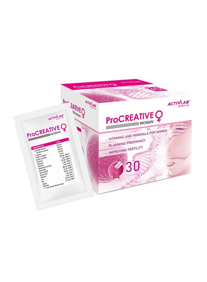 ACTIVLAB Pack Of 30 Procreative Woman Sachets