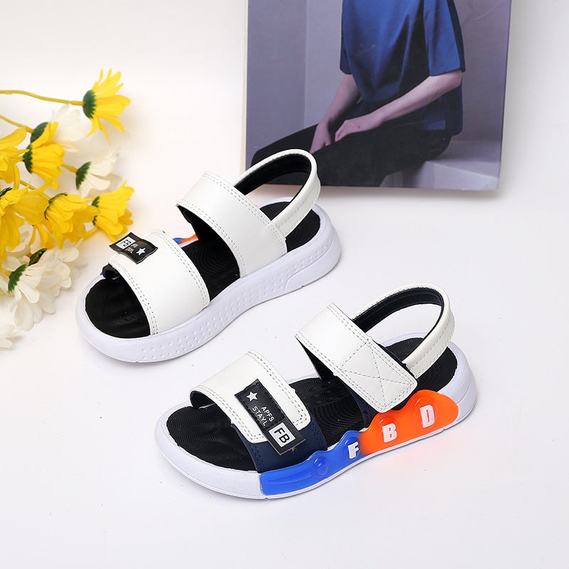 And Retail Sandals 2024 Children'S Sandals Beach Shoes Baby Hollow Open Toe Casual Shoes - Image 1