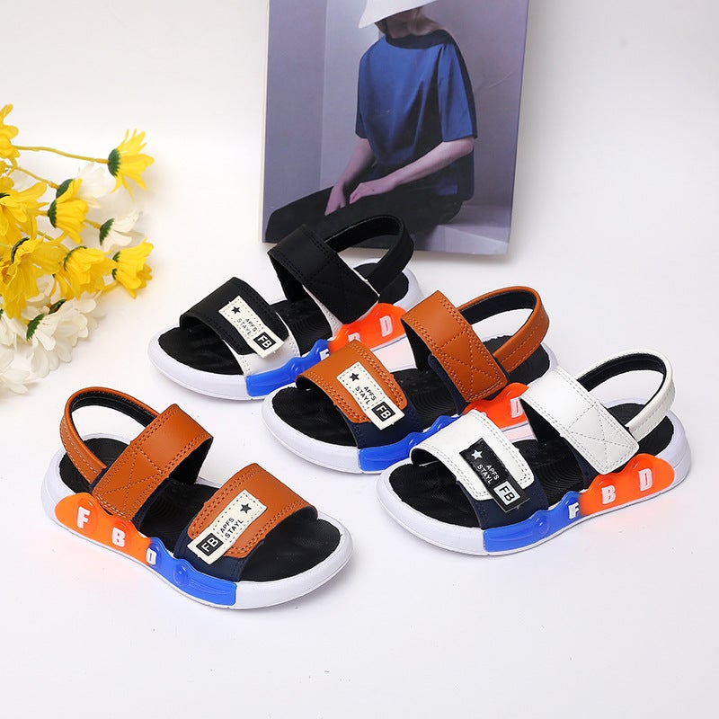 And Retail Sandals 2024 Children'S Sandals Beach Shoes Baby Hollow Open Toe Casual Shoes - Image 2