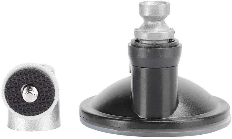 klarako Metal+Plastic Suction Cup Mount Vehicle-Mounted Holder Vaccum Sucker Holder for Automobile Data Recorder(Silver) - Image 2