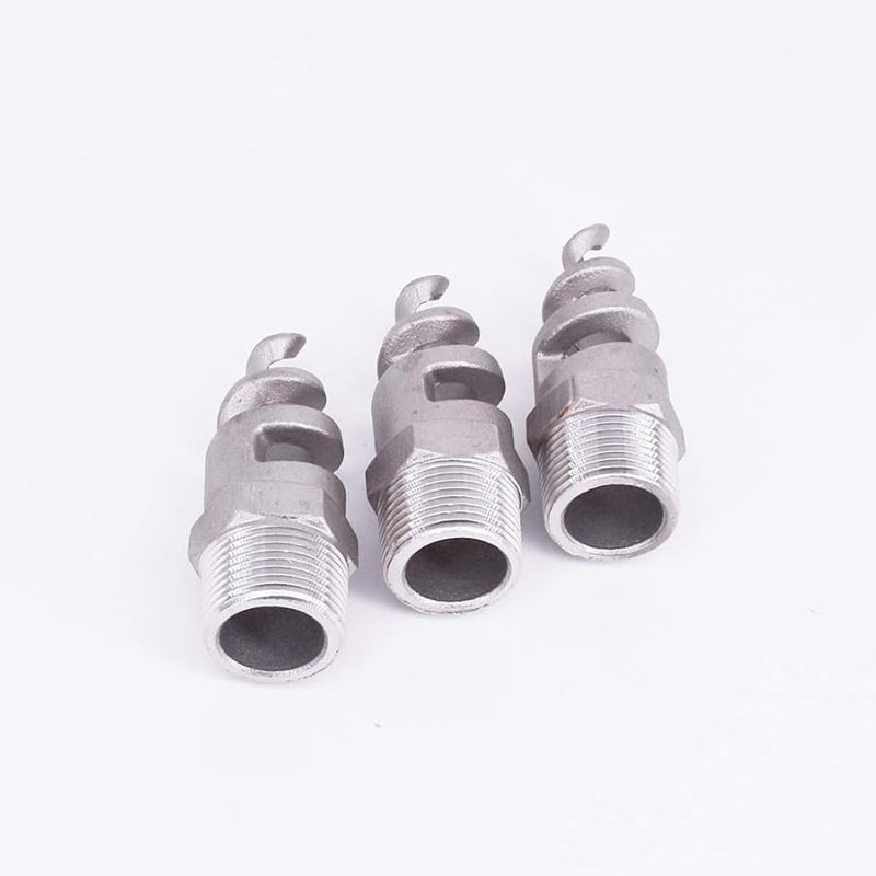 SUS 316L 1 بوصة BSPT ذكر رذاذ رذاذ مخروط دوامة تلميع الفولاذ المقاوم للصدأ - Image 5