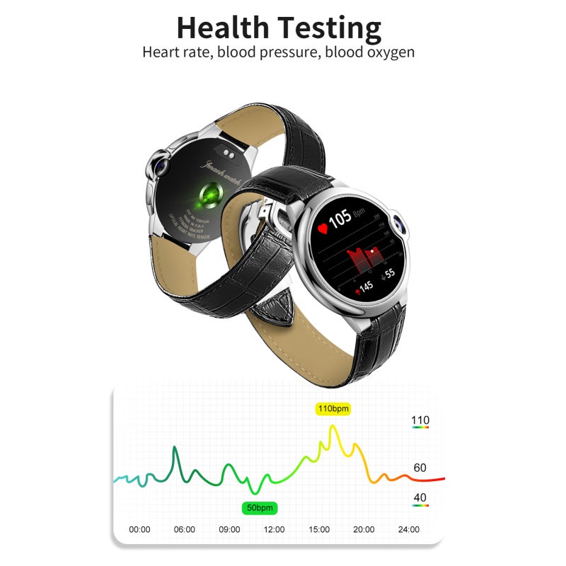 Smart Watch With 1.32" HD Screen - BT Calling Health Testing Heart Rate Blood Pressure Blood Oxygen Sport Mode For Men And Women - Image 2