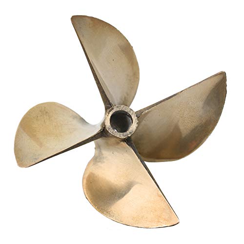 Mxfans 4 Leaves Dia 67mm P17 RC Boat Aluminum Alloy Propeller with 14 Shaft - Image 5