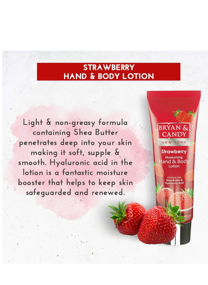 BRYAN & CANDY Bryan And Candy Strawberry Hand and Body Lotion with Shea and Aloe Vera for Smooth Hydrated Skin 125ml  - Image 2