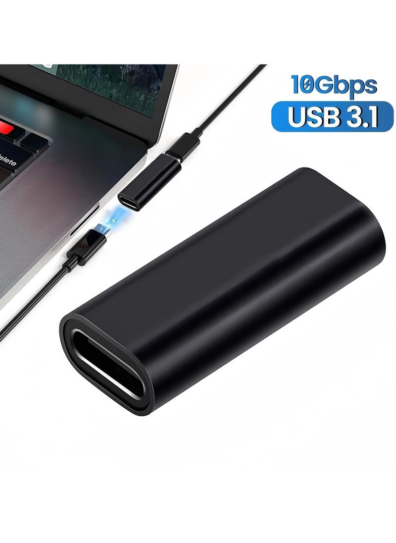 Generic - USB C Type C Female to Female 10Gbps USB C Extension Cable Support Charging and Data Transfer for New MacBook iPad Pro Samsung - Image 1