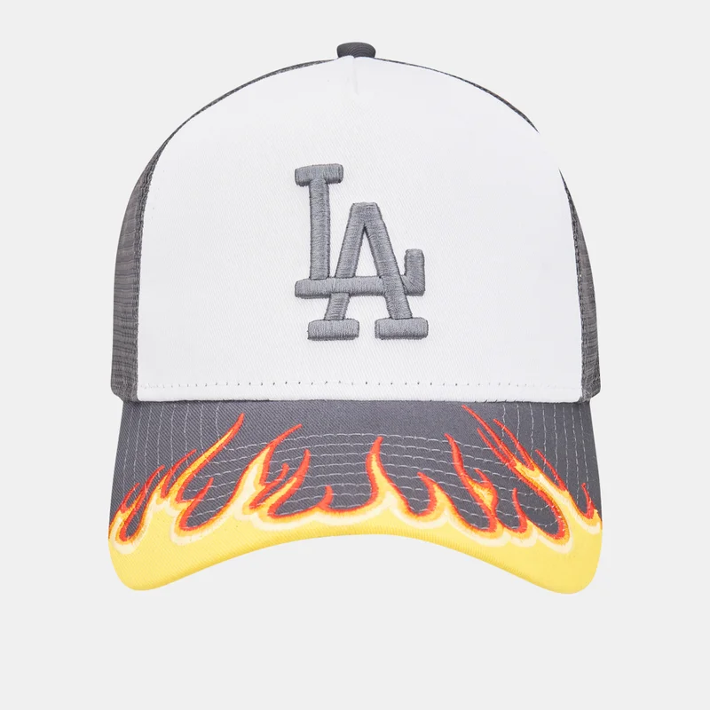 NEW ERA Men's MLB Los Angeles Dodgers Flame Trucker Cap