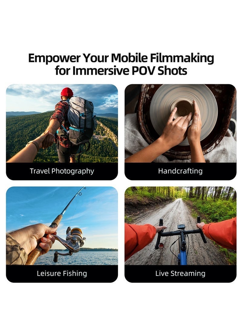 ELTRAZONE Smartphone Magnetic Neck Holder – Adjustable Smartphone Mount for Vlogging, Filming, Hands-Free Recording, Comfortable Wearable Design for Easy Content Creation  - Image 4