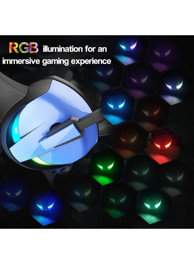 Beexcellent GM7 Gaming Headset - 50MM Drivers - Inline Volume Controll - LED Lighting - Image 5