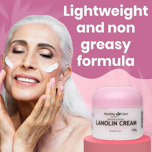 Healthy Care Natural Lanolin & Vitamin E Cream 100g (Made in Australia) - Image 2