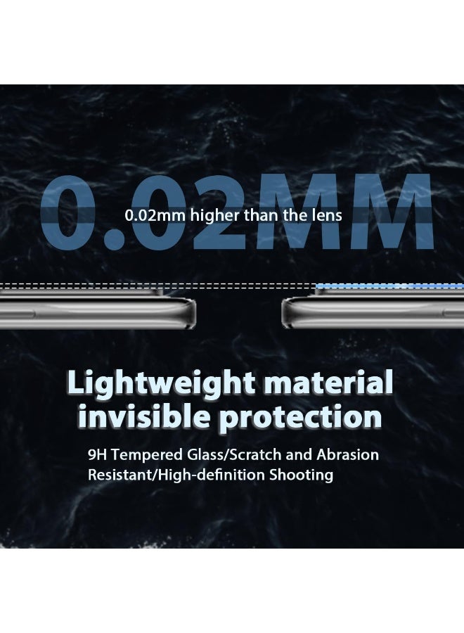 Line iPhone 17 Pro Max Tempered Glass Camera Protector, 1 Pack 9H Hardness Anti-Scratch Lens Protective Glass, HD Clear Rear Camera Protection -Transparent - Image 5