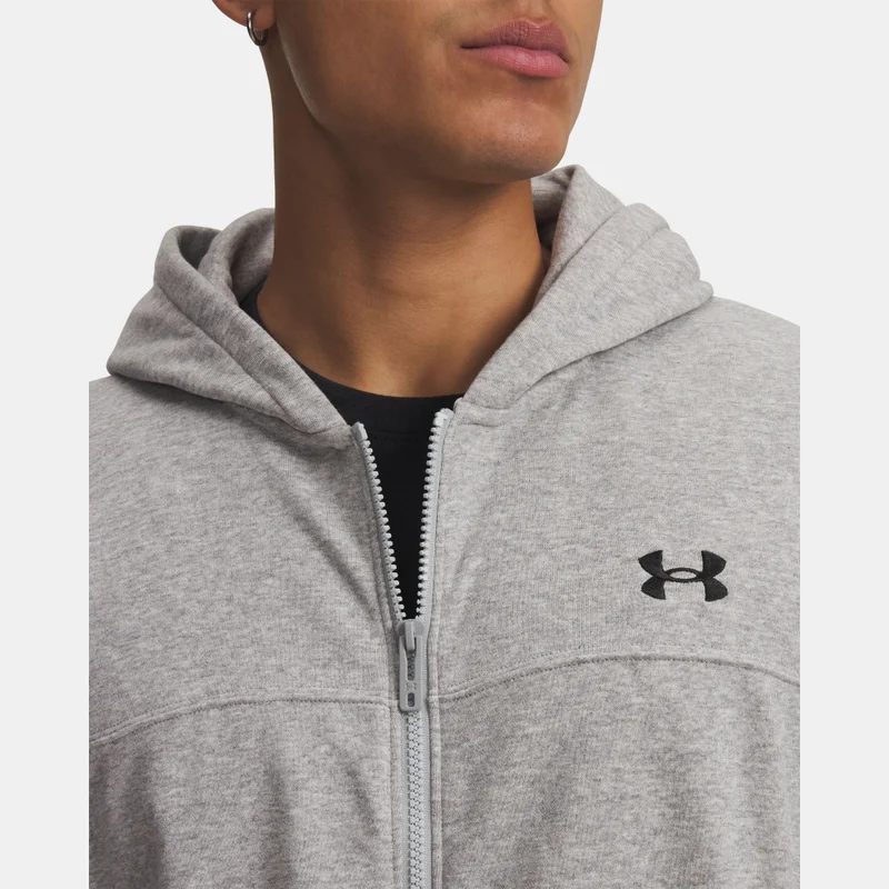 Under Armour Grey Men's Rival Full-Zip Track Jacket for Men | Best Price UAE