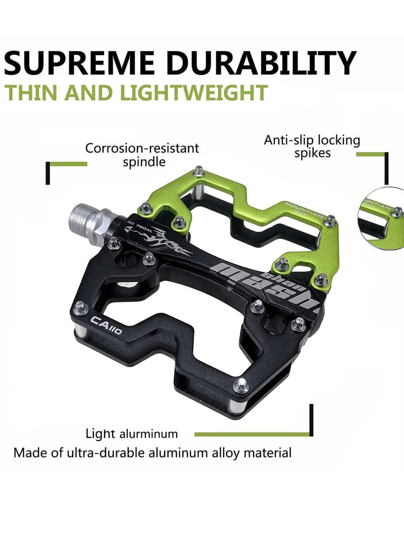 Y&D MTB Pedals Parallel Bike 9/16" Lightweight Road Aluminum Sealed Bearings - Image 3