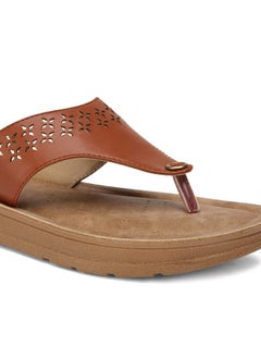 Bata Bata Women's Penny Laser TH. Thong (6713861_Light Brown_7 UK)  - Image 4