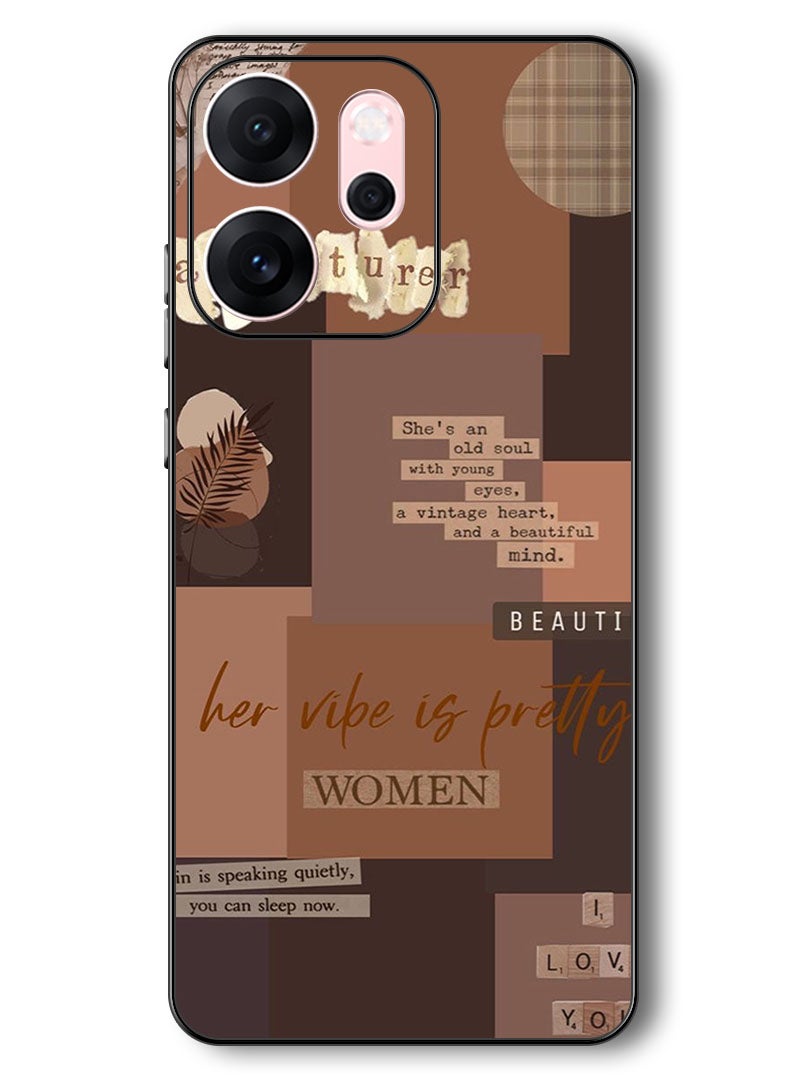 Theodor Case Compatible with Oppo Reno 14 F 6.57 Inch Protection Shockproof Bumper Cover Adventurer - Image 1