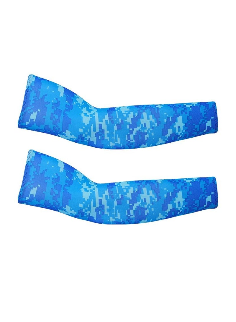 Loquat Sunshade Sports Outdoor Cycling Driving Gloves Arm Covers Ice Sleeves 