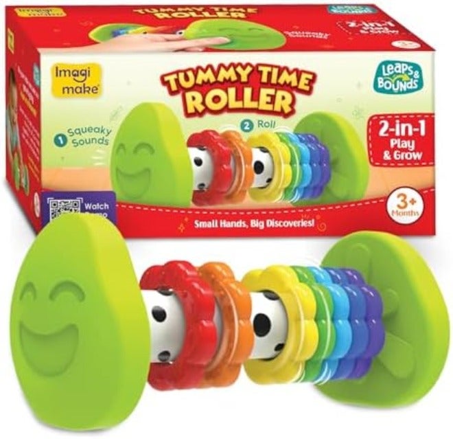 Imagimake Stacking Pots Toys | Leaps & Bounds Baby Toys for 6+ Months | Educational Toy for Toddlers, Infants | 5-in-1 Play & Learn | Stacking, Nesting, Pretend Play | Ramadan Eid Gifts for Babies - Image 3