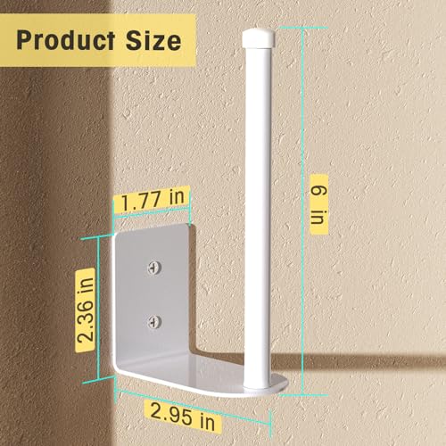 Durmmur 2 Pack Hat Racks for Baseball Caps, Stainless Steel Hat Organizer for Baseball Cap, Hat Holder Storage Organizer, Hat Hanger Strong Adhesive/Wall Drilled for Door, Bedroom, Closet(White 6 in) - Image 3