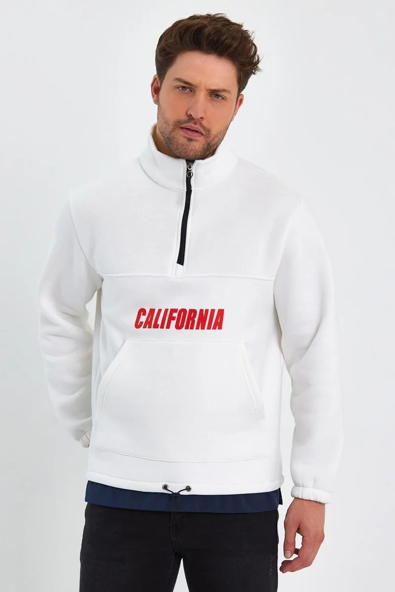 الكسندر جاردي Garnished Printed Sweatshirt (E23-61903)