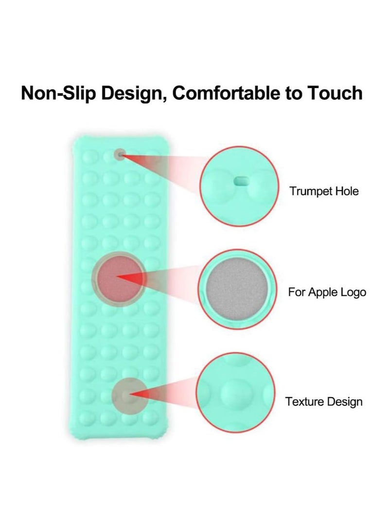 TV Box Case with Remote Case Compatible with Apple TV 4K 5th / 4th, SYMOTOP Shock Proof TV Box Cover and Siri Remote Silicone Protective Cover Compatible with Apple TV 4K 4th 5th Generation - Black  - Image 4