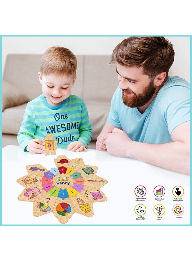Webby Things Around Us - Star Jigsaw Puzzle, Montessori Early Educational Pre School Puzzle Toy for 2+ Years Kid (25 Pcs) - Image 4
