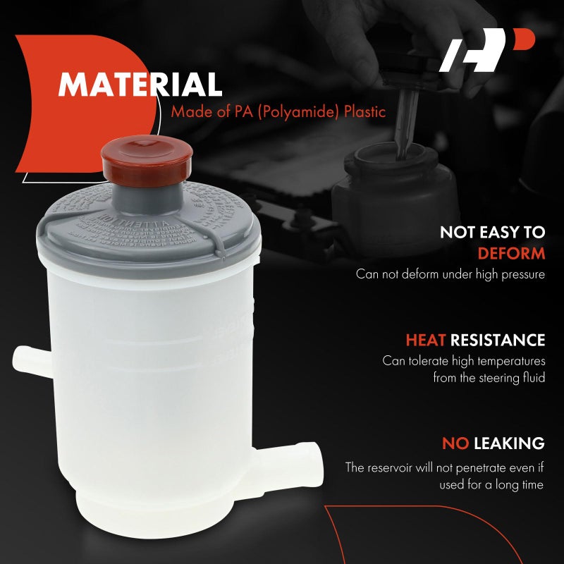 A-Premium A-Premium Power Steering Reservoir Tank with Cap Compatible with Honda Pilot 2009-2015  - Image 2