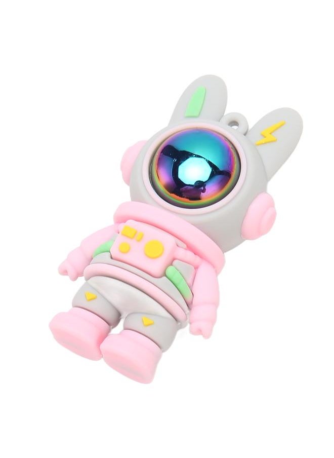 Thoraya Car Music Cartoon USB Gift Space Rabbit Gift USB Pink Lightning Rabbit 64GB  - Image 2