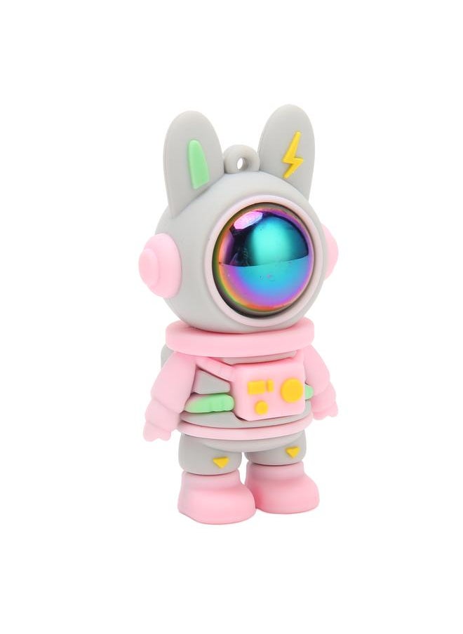 Thoraya Car Music Cartoon USB Gift Space Rabbit Gift USB Pink Lightning Rabbit 64GB  - Image 4