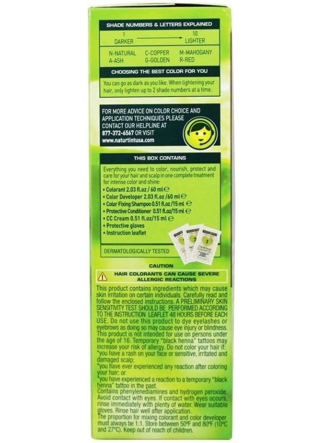 NATURTINT Permanent Hair Colour | For Long Lasting Grey Coverage | Intense & Radiant Colour Shine | Enriched With Natural Ingredients | Free From Ammonia & Paraffin | 5M-Light Mahogany Chestnut 165Ml  - Image 5