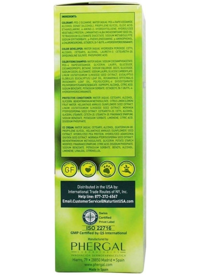 NATURTINT Permanent Hair Colour | For Long Lasting Grey Coverage | Intense & Radiant Colour Shine | Enriched With Natural Ingredients | Free From Ammonia & Paraffin | 5M-Light Mahogany Chestnut 165Ml  - Image 3