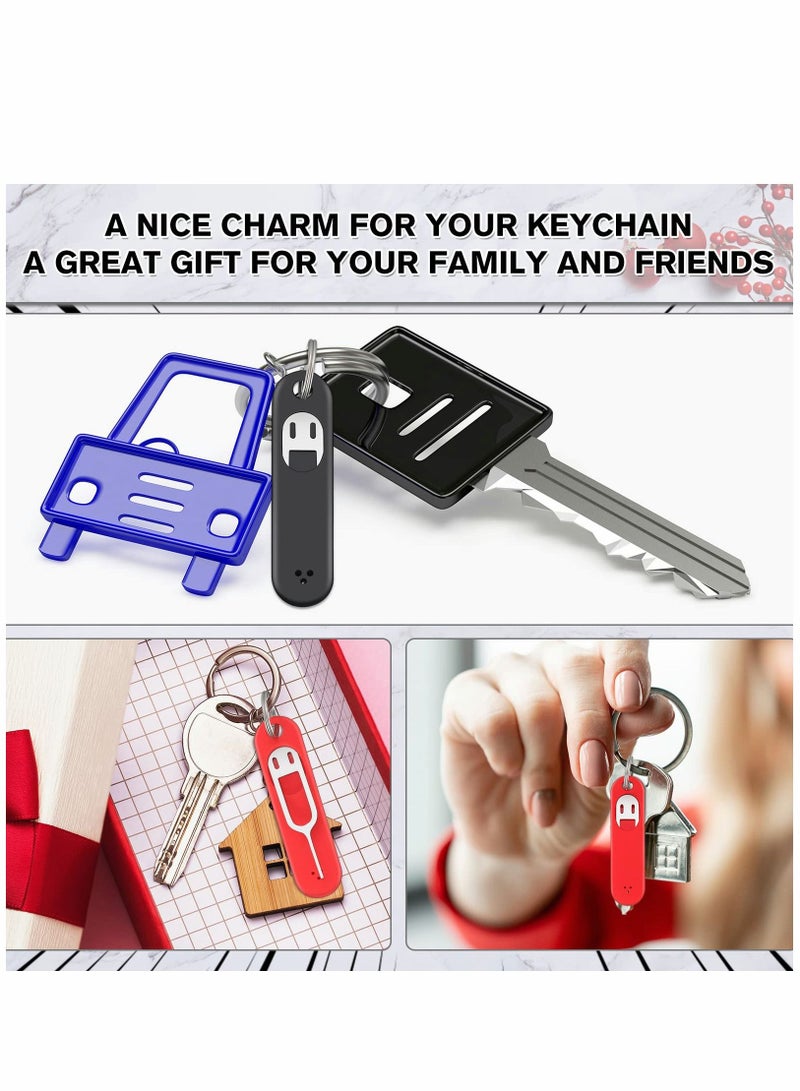 SYOSI 6 Pieces Sim Card Removal Tool - Sim Card Tray Pin Eject Removal Tool Pin Opener for Most Smartphones Sim Card Tool Opener Silicone Cover Eject Pin Smartphone Pin - Image 5