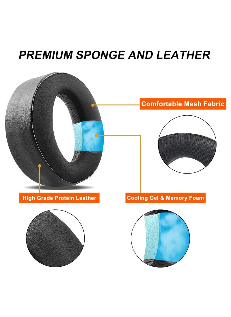 Generic - Cooling-Gel Earpads Cushions Replacement for Sony Playstation 5 Pulse PS5 3D Wireless Headset, Ear Pads Cushions with Noise Isolation Foam Black 1-Pair - Image 1