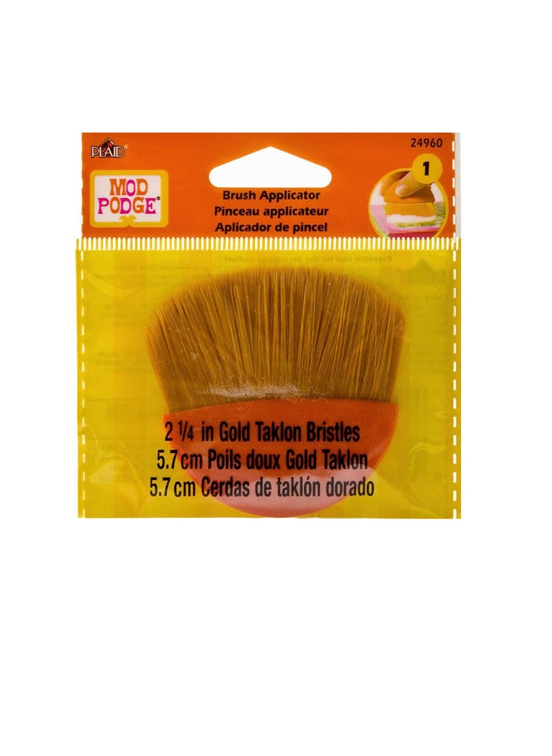 Mod Podge Mod Podge Brush Applicator 2.25in Gold Taklon  - Image 1