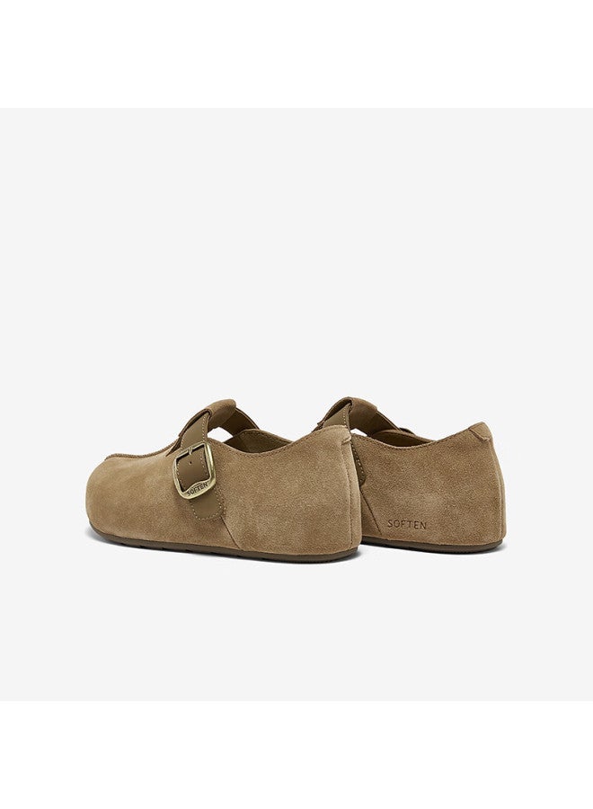 Basto 26 Spring Birkenstock Vintage Outdoor Flat Casual Shoes Women Slip-on B9539am6 Camel Size 39 - Image 3