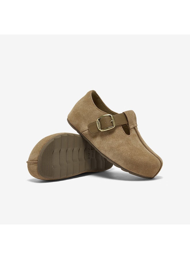 Basto 26 Spring Birkenstock Vintage Outdoor Flat Casual Shoes Women Slip-on B9539am6 Camel Size 39 - Image 4