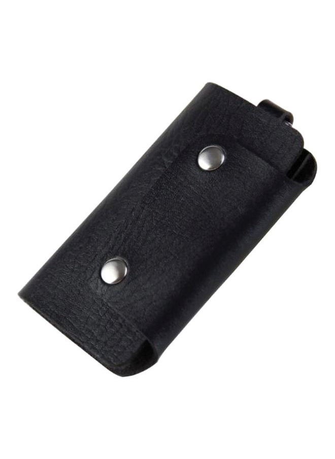 NIBEMINENT - Key Case Wallet Holder Bag Black - Image 1