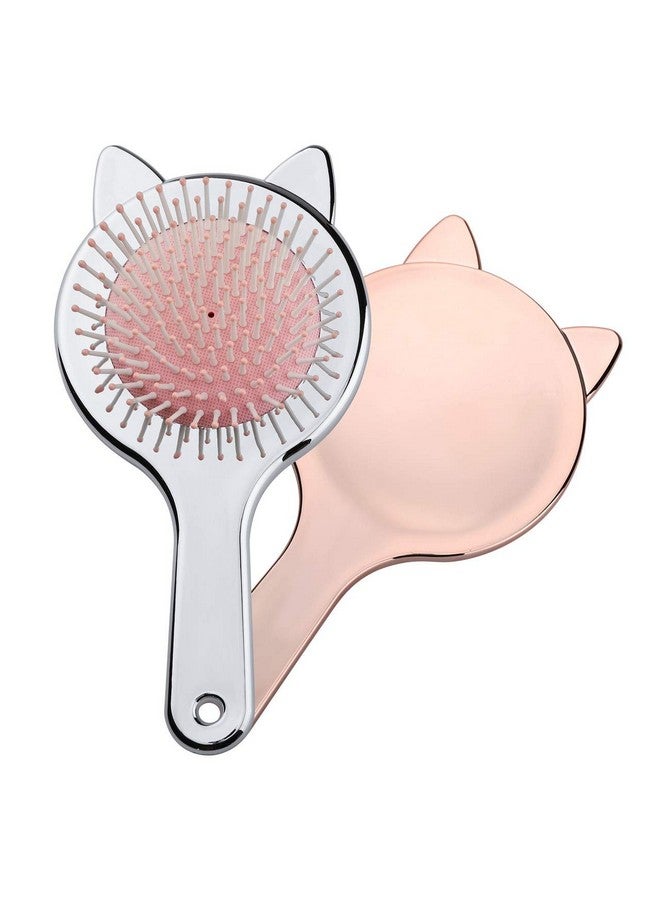 Aethland 2 Packs Toddler Hair Brush｜Golden And Silver Exclusive Soft Brushes For Thick Curly Thin Long Wet Or Dry Hair Women & Girls Hair - Image 1