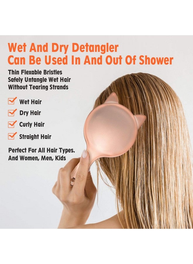 Aethland 2 Packs Toddler Hair Brush｜Golden And Silver Exclusive Soft Brushes For Thick Curly Thin Long Wet Or Dry Hair Women & Girls Hair - Image 4