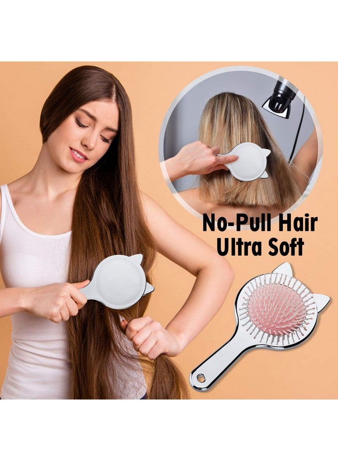 Aethland 2 Packs Toddler Hair Brush｜Golden And Silver Exclusive Soft Brushes For Thick Curly Thin Long Wet Or Dry Hair Women & Girls Hair - Image 5