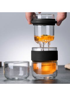MIBRU Tea Herbal Glass Pot Coffee And Infuser Mug Compatible Replacement Part With Strainer For Loose Leaf  - Image 2