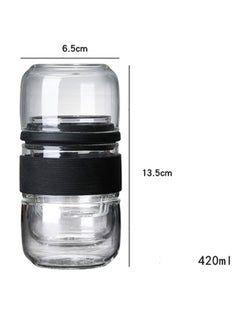 MIBRU Tea Herbal Glass Pot Coffee And Infuser Mug Compatible Replacement Part With Strainer For Loose Leaf  - Image 5