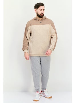 Adidas Men Sportswear Fit Long Sleeves Running Sweatshirt, Tan  - Image 3
