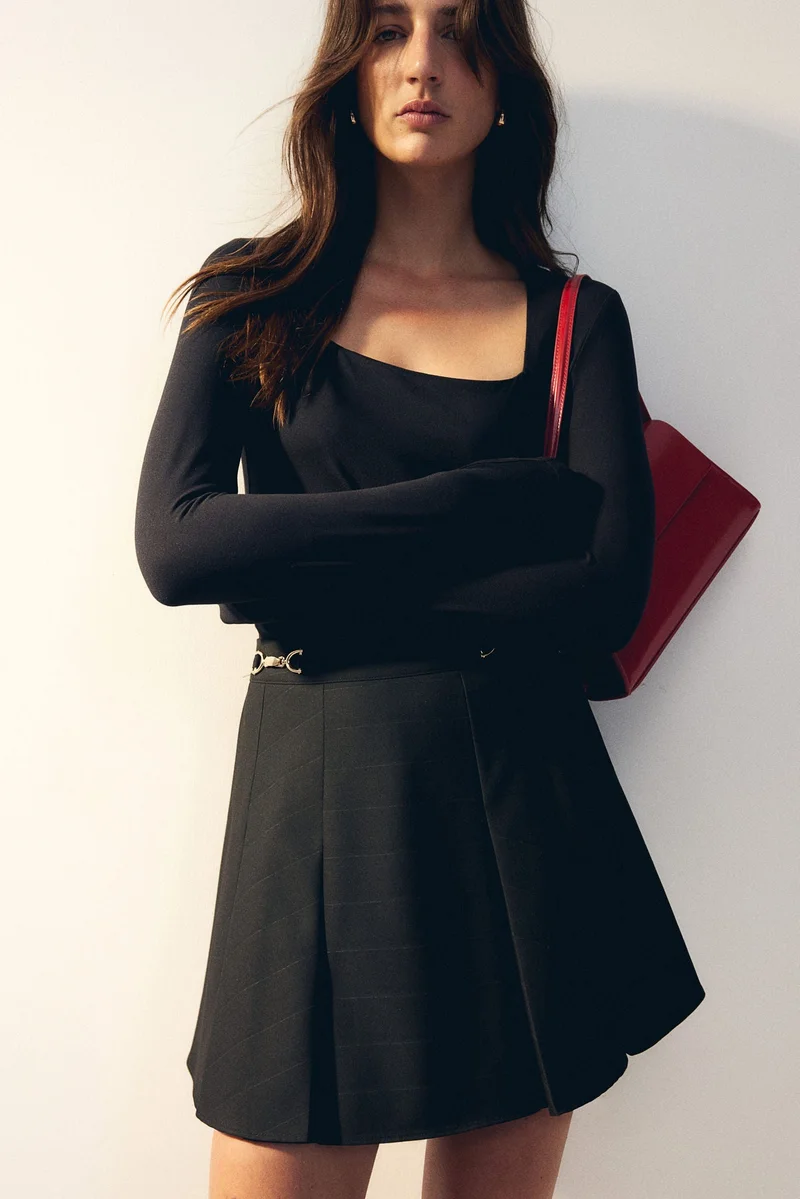 اتش اند ام Long-sleeved jersey top