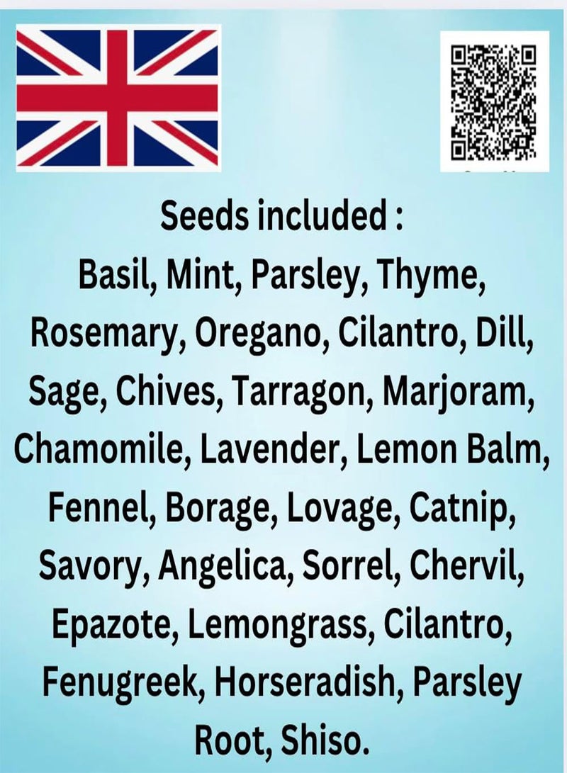 GGOOT SeedsAlp A3 Laminated Garden Planting Calendar, 36 Herbs & Vegetable Seeds, Year-Round Crop Planner, UK Growing Guide 2 Pages  - Image 5